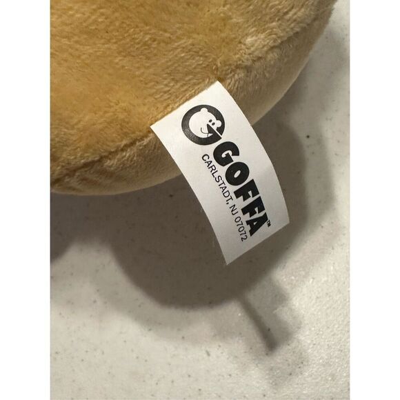 Goofa Yellow Red Smiling Spotted Cap Mushroom Plush Doll Stuffed Toy 12" - Picture 5 of 5